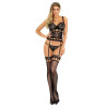 Livco Corsetti Fashion - Meithem Cf 90523 Corset + Culotte Noir L/Xl